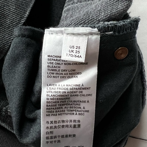 BDG Slim Straight Patch Jeans Sz:25 - Picture 9 of 16